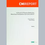 In Pursuit of Poverty Reduction: What Have Parliaments Got to Do with It?
