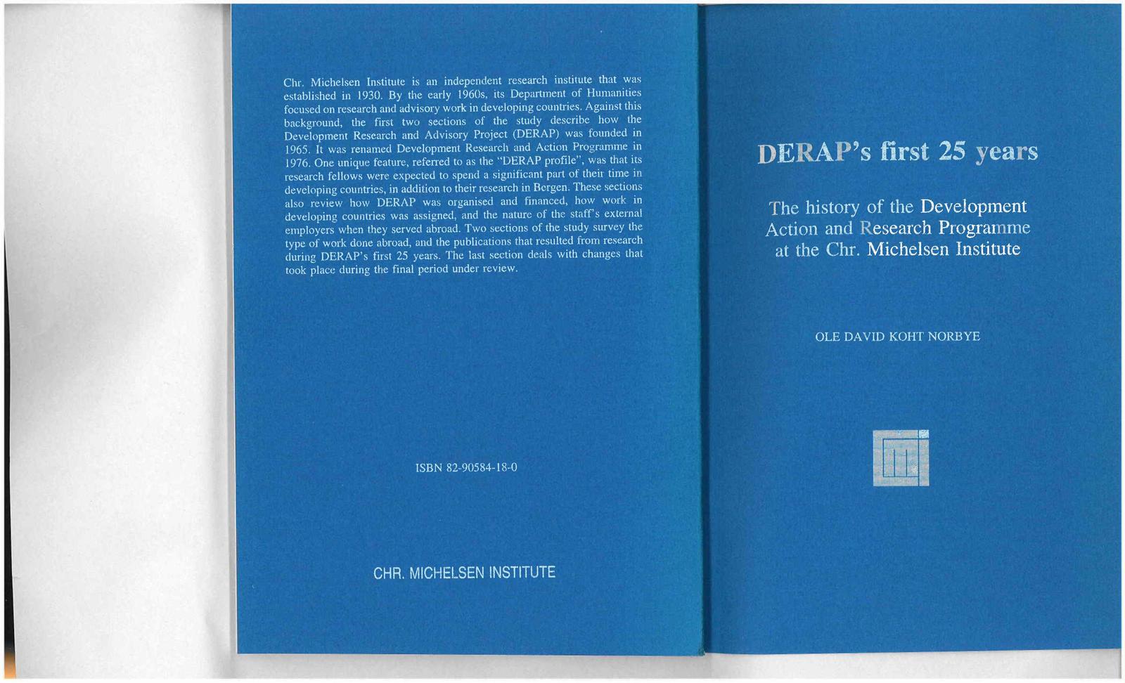 DERAP's first 25 years. The history of the Development Action and ...