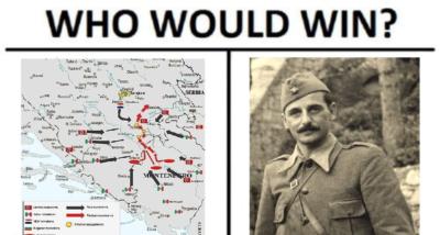 The Battle of Sutjeska in a Meme