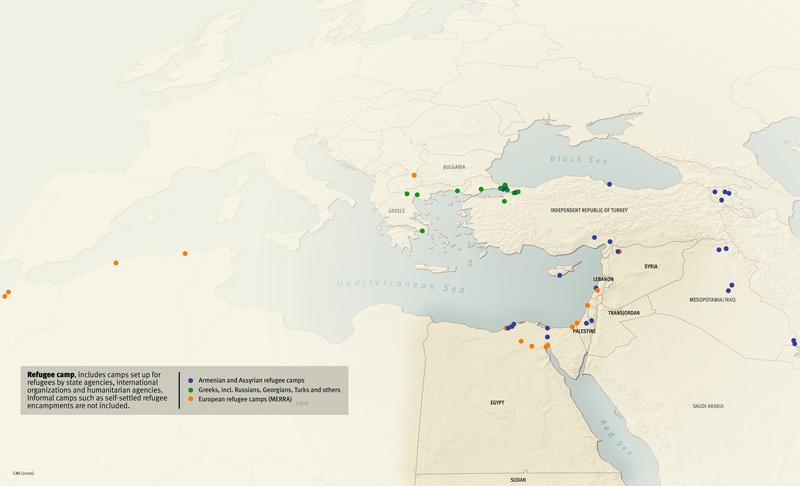 1914-1948: The emergence of organised refugee camps